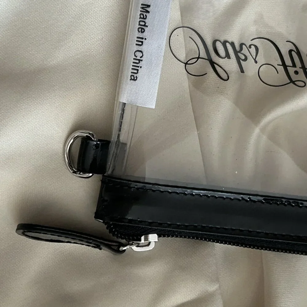 Saks Fifth Avenue - Plastic Clear Make-Up Bag - Brand New